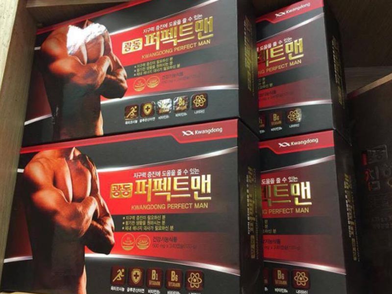 Kwangdong Perfect Man là thuốc tăng sinh lý nam Hàn Quốc có chứa nhân sâm